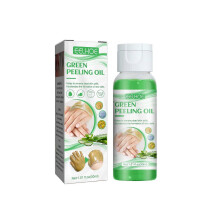 Huile exfoliante verte pour éclaircir le teint, réduit la mélanine sur les coudes et les articulations