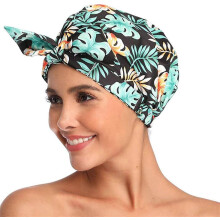 Bonnet de douche élastique imperméable et réutilisable, grand chapeau ajustable pour femmes et filles, accessoire de coiffure pour spa