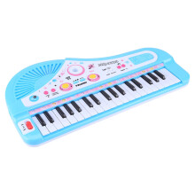 37 Keys Kid Electronic Keyboard Piano, Pink, With Microphone And Stand, Non-toxic Plastic Material, For Children Over 3 Years Old