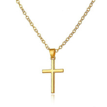 Cross Pendant Choker Necklace, Vintage Alloy Material, 2.8g, 47cm Circumference, for Multiple Everyday Occasions Clothing Matching
