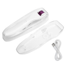 Rouleau de micro-aiguilles vibrant avec luminothérapie LED photonique pour le visage (YMMR)