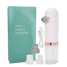 Nettoyeur de pores à petites bulles, 4 embouts d'aspiration, appareil de soin électrique pour points noirs, 40 ml