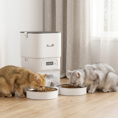 PawHut PawHut Automatic Cat Feeder Timed Portion Control 4L
