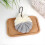 Ensemble de 4 éponges de douche en maille bicolore assorties pour le bain 4