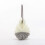 Ensemble de 4 éponges de douche en maille bicolore assorties pour le bain 5
