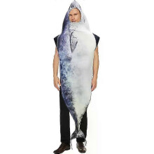 Zawaland Unisex Aikuisille Neulottu Polyesteri 3D-tulostettu Kala Cosplay Pukusetti Halloween Karnevaalijuhliin Festivaalinäytökseen