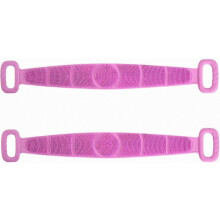Ensemble de 2 brosses exfoliantes en silicone pour le corps et le dos, pour le bain et la douche