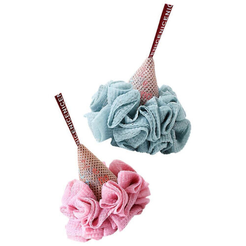 Ensemble de 2 éponges exfoliantes pour le corps et le bain