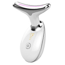 ES-1081 Mehrfarbiges LED-Halsverjüngungsgerät für Gesichtsstraffung und Anti-Aging-Hautpflege