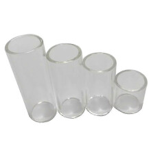 Sklenené gitarové šmyklo 4 kusy, 4 veľkosti 28 51 60 70 mm, priehľadné, pre akustickú, elektrickú gitaru a basu, hudobné príslušenstvo