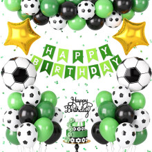 Ensemble de ballons décoratifs pour fête d'anniversaire sur le thème de la Coupe du Monde de la FIFA