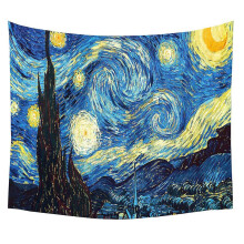 Tapisserie murale OmniHabits à imprimé très détaillé, tapis suspendu, 130 x 150 cm