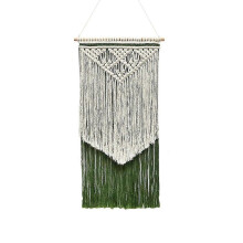 Tapisserie murale en macramé tissée à la main 40x80cm - Décoration d'art moderne et chic de style ferme pour chambre ou salon