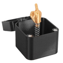 Middle Finger in a Box Pop Up Prank Gag Gift for Adults, Desktop Accessory Decor