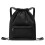 Drawstring Backpack Waterproof Nylon Rope Bag with Side Pockets 1