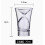 Double Chamber Plastic Shot Glass, 2x15ml Capacity, Crystal Polystyrene Drinkware 2