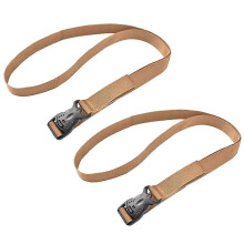 Luggage Straps 2 Pack, Khaki PP Wear-Resistant Binding Straps for Outdoor Camping Travel Cargo Luggage