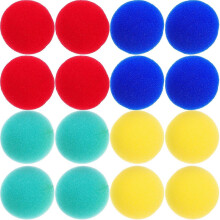 40 Pcs Assorted Colour Sponge Foam Clown Nose, 5cm Round Nose for Halloween Christmas Carnival Costume Party Cosplay Decoration