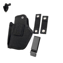 Verborgen Dragen Holster Tas, Scheurvast Nylon, Past Links en Rechts, Riemlus voor Subcompact tot Grote Pistolen, Past 2 Inch Brede Riemen