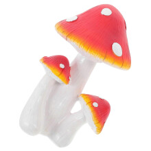 Figurine de champignon en résine pour décoration de jardin, 18 x 13 x 11 cm, 1 pièce