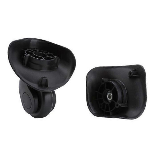 Plastic Universal Replacement Wheels for Travel Suitcase, Black PVC Suitcase Wheels for Suitcase Replacement 1
