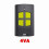 5pcs Garage Door Remote Control Replacement Compatible with BENINCA TO.GO 2VA, 433.92 MHz Rolling Code, Black ABS 2