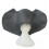 Afrikansk elefant latexmask, partymask 3