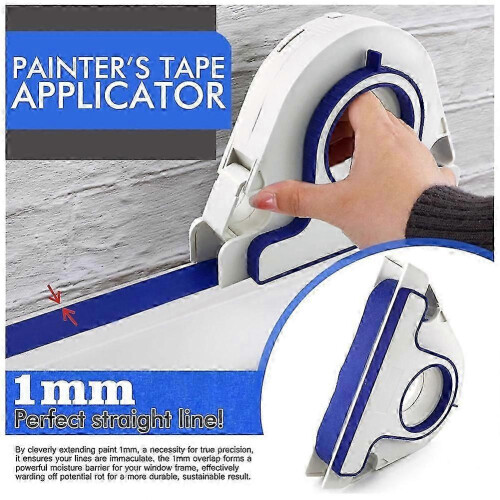 Painters Tape Applicator with Scraper for Precise 1mm Seam on Trim and Baseboards 2