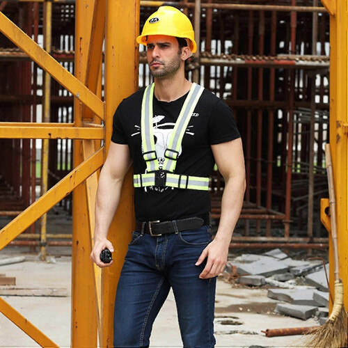 Reflective Safety Vest for Running Cycling Adjustable in 2 Sizes 2