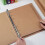 A5 6-Ring Binder Folder Kraft Paper Document Organiser for Loose Sheets 4