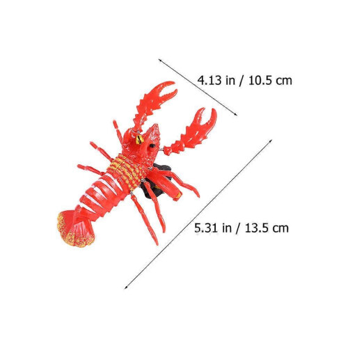 Lobster Wind-Up Pull String Toy for Children, 5 Piece Plastic Animal Collection 1