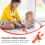 Lobster Wind-Up Pull String Toy for Children, 5 Piece Plastic Animal Collection 5