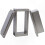 Molde pré-prensado retangular anodizado 2x4 polegadas, 6061 alumínio, produz puck 7-14g para kits de prensa de rosina 3x5 2