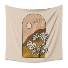 Tapisserie Mandala Bohème 2025, Décoration Murale Esthétique, Fond en Tissu pour Salon, Chambre, Cadeau, 29,4 x 200,7 cm