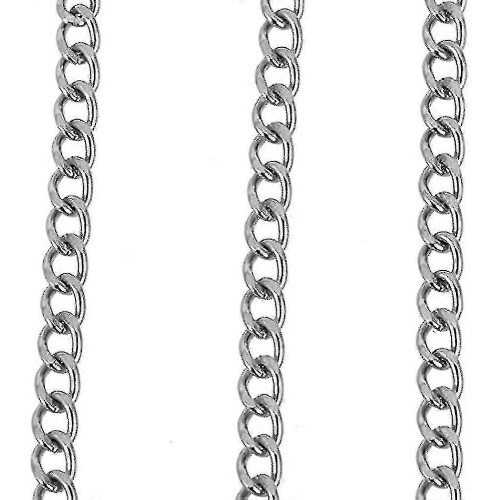 Corrente para Relógio de Bolso 14 Polegadas, Compatível com Relógios de Bolso Mecânicos e de Quartzo Vintage, 2 Unidades, T-bar e Gancho 1