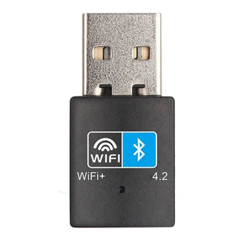 2X USB Wifi -Compatible Adapter V4.2 Wireless Network Card Wifi Antenna Transmitter PC Lan Internet Receiver 1