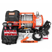 13,500lb 12V Winch. Synthetic Rope. 3/8 Hook. Mounting plate