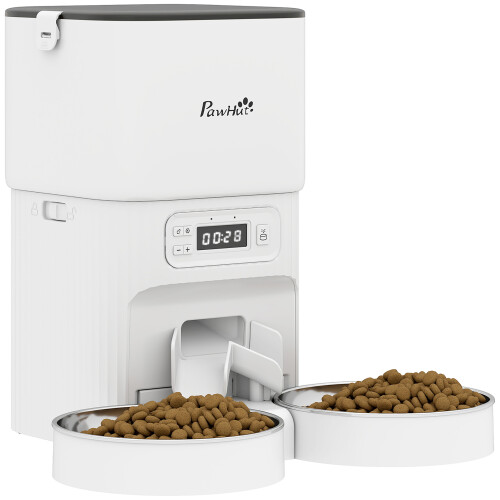 PawHut PawHut Automatic Cat Feeder Timed Portion Control 4L 1