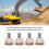 4pcs Joystick Handle Bullet Compatible with Caterpillar E320 Excavator Accessories 2
