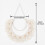 Boho-Makramee-Wandbehang mit Quasten, halbrunder Holzteppich, einzigartige Wohnaccessoires 3