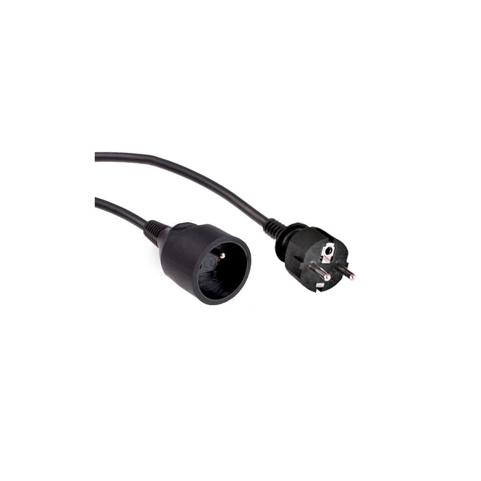Logon Professional Power Extension Cord 3Gx1.5 - 2M - Black 5420016807779