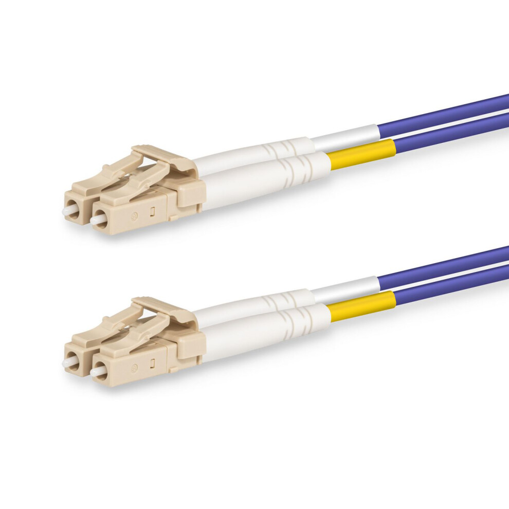 Lanview Lc-Lc Multimode Fibre Cable Duplex 1M Om4 Lszh 5704174320296
