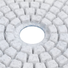 10Stück 5 Zoll 125Mm Wet Diamond Polishing Pads Marmor Granit KöRnungen 50