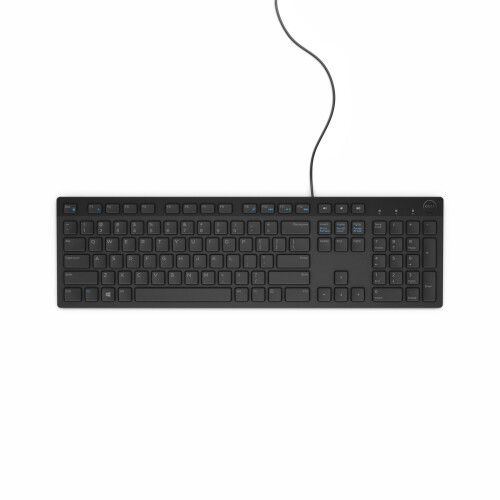 Dell Dell Germany Keyboard External USB German 105 Keys Black Windows 8