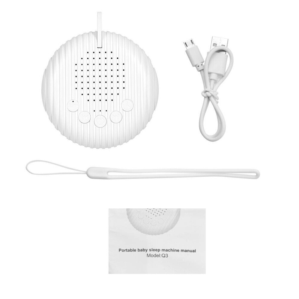 White Noise Sound Machine For Noise Masking And Relaxation, Natural Sounds For Deep Sleep And Baby S  White Lazarus 0618