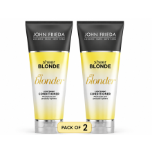 2x John Frieda Sheer Blonde Go Blonder Lightening Conditioner 250ml