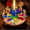 3-Pack Lotus Shaped Multicolor Rotating Musical Birthday Candles for Cakes 2