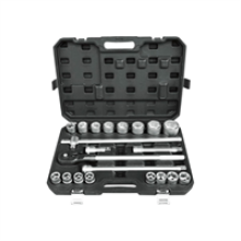 Hilka Tools 3/4 Inch Drive Socket Set Metric 21 Piece