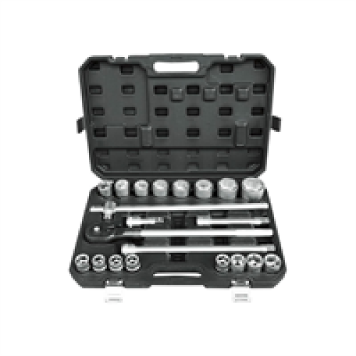 Hilka Hilka Tools 3/4 Inch Drive Socket Set Metric 21 Piece