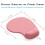 Office Mousepad with Gel Wrist Support - Ergonomic Gaming Desktop Mouse Pad -for Laptop Computer -Silicone Non-Slip 8